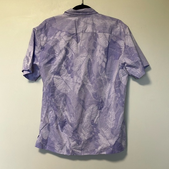 NWT Tori Richard Purple Casual Button Down Shirt - Picture 8 of 8